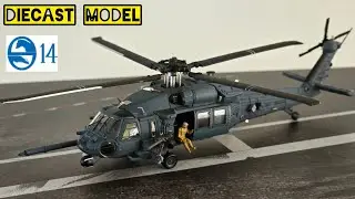Diecast Helicopter S14 Sikorsky HH 60G Pave Hawk. 1/100 scale.