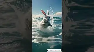 Rabbit Falls from Plane, Dog Saves Him #youtubeshorts #ytshorts #ai