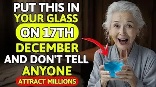 If You Put This In Your Glass On 17TH December, Your Financial Problems Will End |Buddhist Teachings
