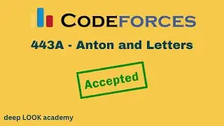443A - Anton and Letters (Codeforces) Solution ( Bangla ) | Cpp Language