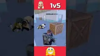 VICTOR SHOTGUN 1v5 CLUTCH IN BGMI 😂 FUNNY #amop #shorts
