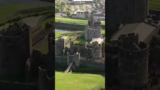 Majestic Caerphilly Castle - the Second Largest Castle in Britain #travel #visitwales