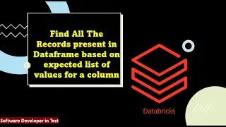 Azure Databricks Tutorial # 11:- How to filter data based on the expected list of values for columns