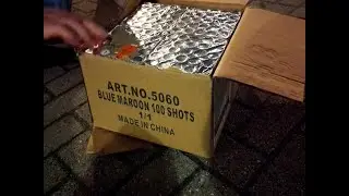 Blue Maroon 100 sh - Rubro Vuurwerk - Oud en Nieuw 2024/2025