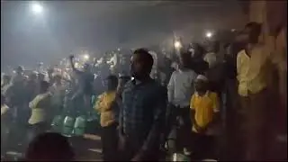 Some spectators fire 🔥 crackers inside a Theatre near Nasik in Maharashtra risking life of others.