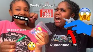 PUTTING BRACES ON MY LITTLE SISTER *quarantine Sucks*