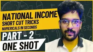 National Income Numericals Formula Shortcut Part 1 | National Income | Class 12 | Economics | CBSE