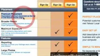 Yahoo Local &mdash; Как получить бесплатное объявление на Yahoo