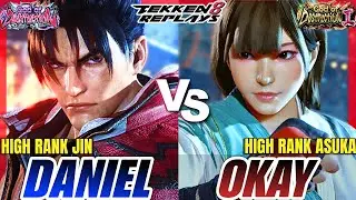 Tekken 8 - Danielmado (Jin) vs Okay (Asuka) - Epic Player Match