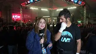 Amin Derakhshan Up Next Fighting 14 Post-Fight Interview!