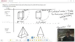 Surface Area of Prisms and Cylinders