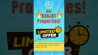 📍Nirvaana Residency KARJAT | Top Investment Location Near Mumbai | 2BHK from ₹35L!