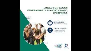 Skills4Good Esperienze di Volontariato d'impresa
