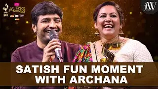 Sathish fun moment with Archana | JFW Movie Awards 2022