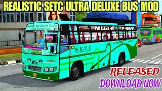 REALISTIC SETC ULTRA DELUXE BUS MOD RELEASED|BUS SIMULATOR INDONESIA 4.4.1