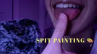 [ASMR - Some talking] Spit Painting🎨🖌