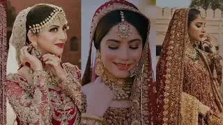 New Beautiful Bridal Shoot Of Momal Khalid | Neelam Muneer Khan | SaboorAly |