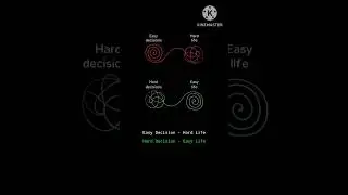 Easy decisions-Hard life💯// Hard decisions-Ea life✅ #shorts #motivation #youtube #youtubeshorts