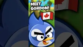 Встречайте Гордона, первого КАНАДСКОГО Angry Bird! 🇨🇦🐦 #AngryBirds #Shorts