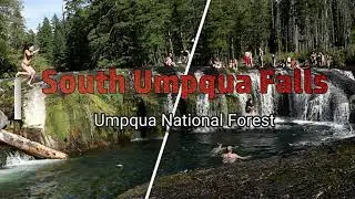 South Umpqua Falls - Swimming & Natural Water Slide