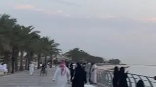 Dammam district with rivers beside Bahrain border in Saudi Arabia.