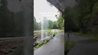 You Can Drive Behind This Waterfall 🚗| Bridal Veil Falls, NC