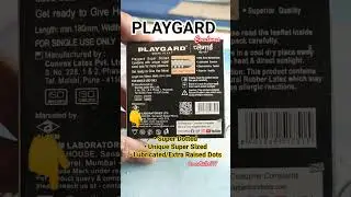 PLAYGARD Super dotted condoms #condoms @MedTalks777 #youtubeshorts