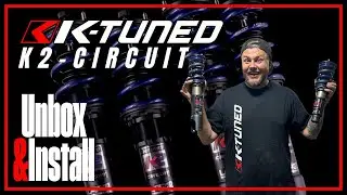 K Tuned K2 Circuit Coilovers Install & Unboxing | DC Integra Suspension Fix + Fork Comparison