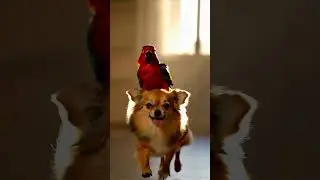 08 - Parrot Rides a Tiny Dog in a Hilarious AI Adventure