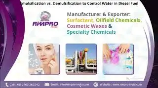 Emulsification vs Demulsification to control water in disel fuel