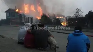 Wildfires race across Chile, leaving 15 dead and forcing thousands to flee