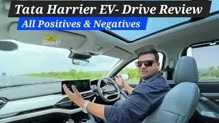 New Tata Harrier EV Real Drive Review ⚡ 400KM Test | Range, Performance, Positives & Negatives