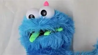 Cookie Monster Eating Play-Doh Cookies Play Doh Sweet Shoppe Cakes for Sesame Street Cookie Monster