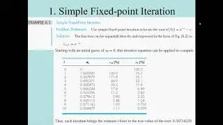 Numerical Methods for Engineers- Chapter 6 Part 1
