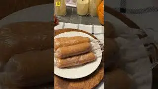 Домашние куриные сосиски 😍 #рецепты