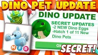 *NEW* SECRET Adopt Me Dino Egg Release Access News! Roblox Adopt Me Dinosaur Update Leaks