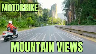 Beautiful Mountains Views from a Motorbike - Ao Nang Krabi Thailand