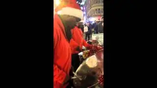 Steel Pan Trust fundraising on Oxford Street 2014