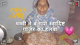 मम्मी ने बनाया स्वादिष्ट गाजर का हलवा 💗