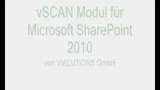 SharePoint WebPart vSCAN DE - scan to sharepoint