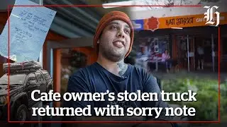 Focus: Cafe owner&rsquo;s stolen truck returned with sorry note | nzherald.co.nz