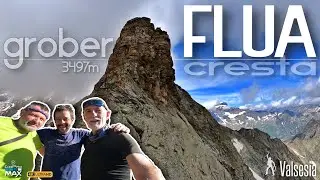cresta FLUA alla punta GROBER - dal Rifugio Barba Ferrero - Valsesia