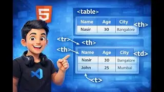 HTML Tables Explained | table, tr, th, td for Beginners