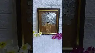 DIY Coin Tree🌴| Amazing Creativity 😍 #coin #money #tree #moneyplant #craft #ytshorts