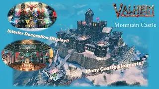Valheim How to Build a Standard Castle in Mountain&mdash;With Many Classic  Castle Elements