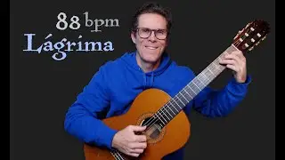 L&aacute;grima by  Francisco T&aacute;rrega on Classical Guitar played at 88 bmp