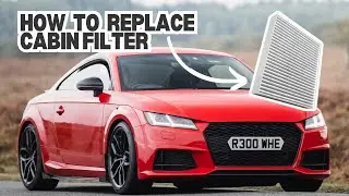 HOW TO REPLACE A CABIN FILTER ON A AUDI TT MK3