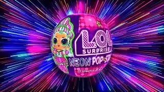 ASMR MYSTERY UNBOXING (4) LOL SURPRISE! NEON POP 🌟 STARS -  BLACK LIGHT SURPRISES! 🔦 NO TALKING 👄