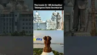 The iconic Dr. BR. Ambedkar Telangana State Secretariat #iconic #cmkcr #secretary #brambedkar