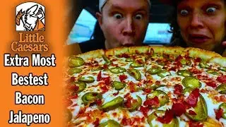 Little Caesars' Stuffed Crust Bacon Jalape&ntilde;o Pizza Food Review